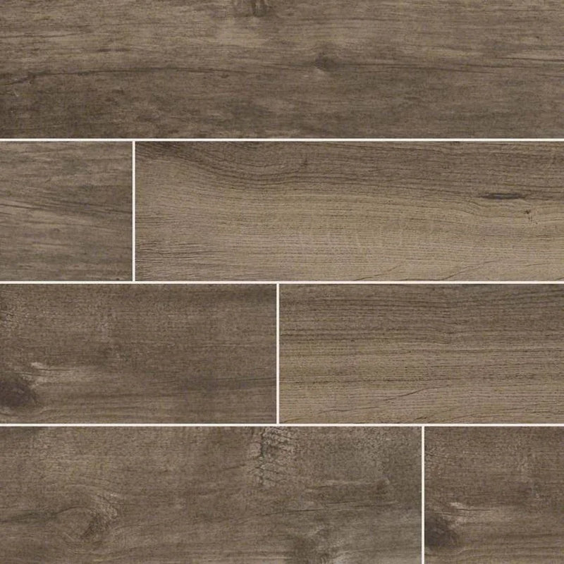 Palmetto Smoke 6x36 Matte Porcelain Wood Look Floor Plank