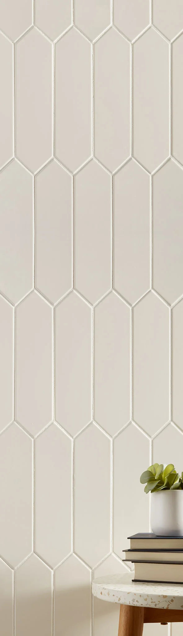 Paloma Alabaster 1/2x12 Pencil Bullnose Matte Ceramic/Porcelain Trim