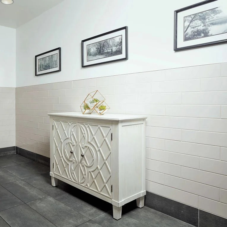 Paloma Cloud 4x16 Glossy Ceramic/Porcelain Wall Tile