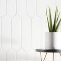 Paloma Cotton 1/2x12 Pencil Bullnose Glossy Ceramic/Porcelain Wall Trim