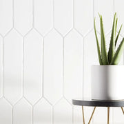 Paloma Cotton 1/2x12 Pencil Bullnose Glossy Ceramic/Porcelain Wall Trim