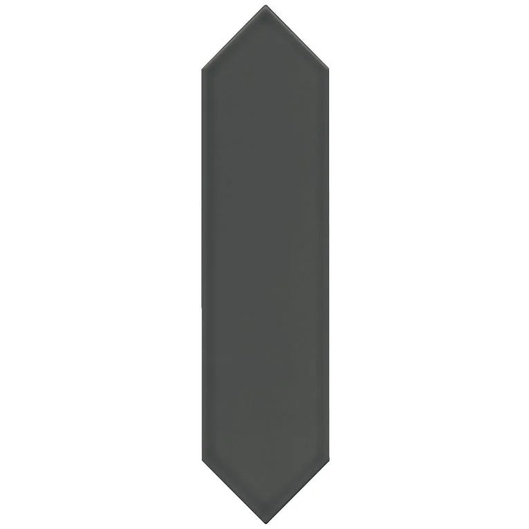 Paloma Steel 1/2x12 Pencil Bullnose Glossy Ceramic/Porcelain Trim