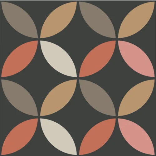 Pansy Day 6x6 Matte Porcelain Pool Tile