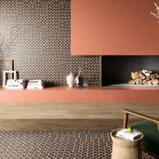 Pansy Day 6x6 Matte Porcelain Pool Tile