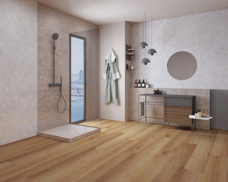 Paragon Caliber Brown 9x60 EIR Painted Bevel 20mil SPC Vinyl Flooring