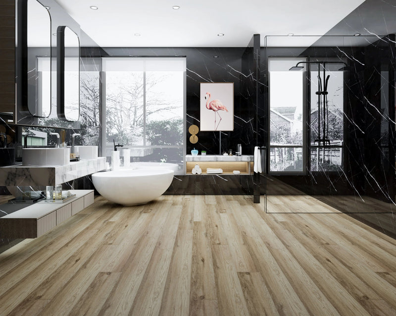 Paragon District Grey 9x60 EIR Painted Bevel 20mil SPC Vinyl Flooring