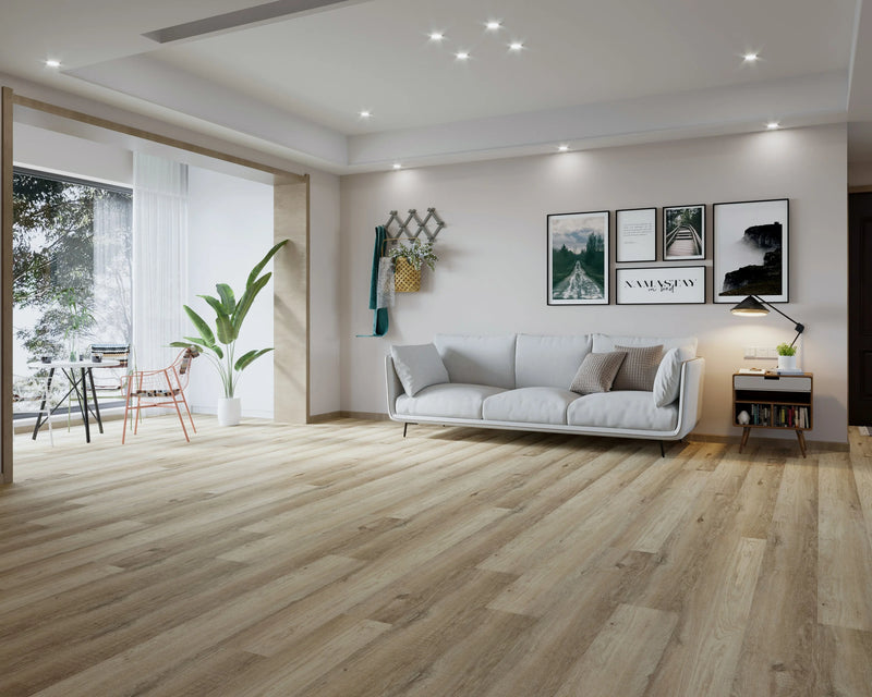 Paragon District Grey 9x60 EIR Painted Bevel 20mil SPC Vinyl Flooring