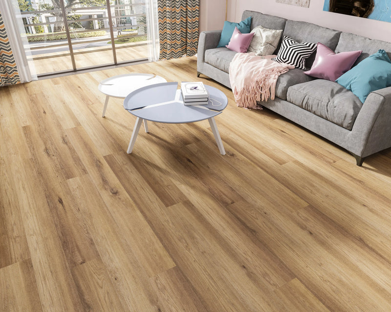 Paragon Kira Walnut 9x60 EIR Painted Bevel 20mil SPC Vinyl Flooring