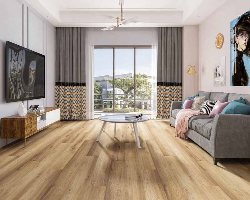 Paragon Kira Walnut 9x60 EIR Painted Bevel 20mil SPC Vinyl Flooring