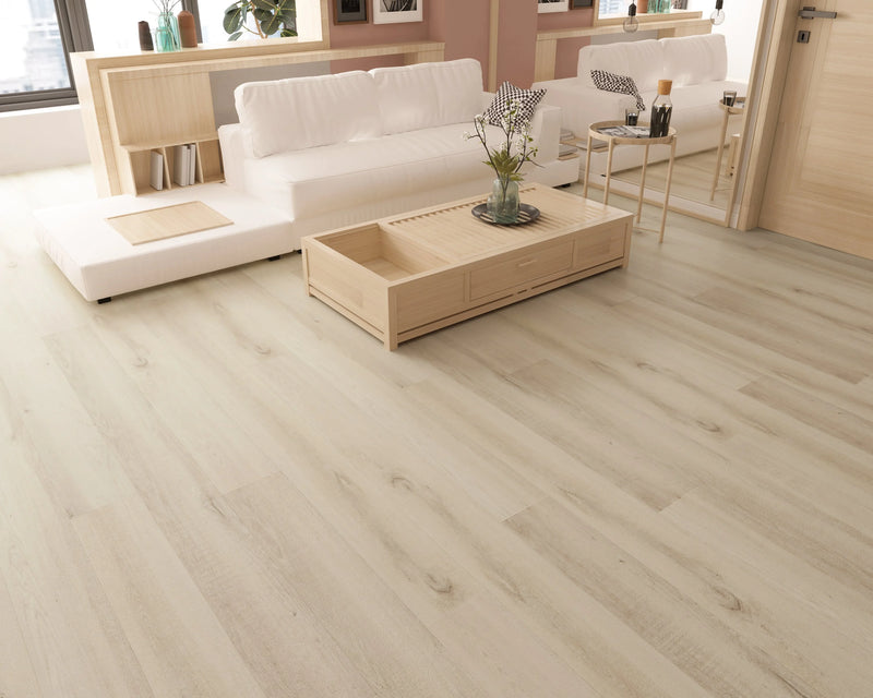Paragon Lokai White 9x60 EIR Painted Bevel 20mil SPC Vinyl Flooring