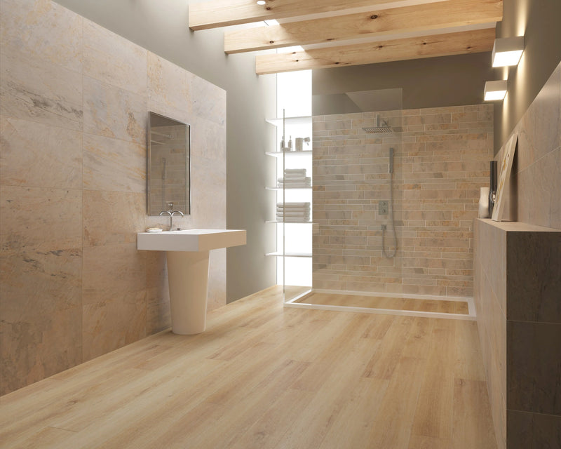 Paragon Renegade Tan 9x60 EIR Painted Bevel 20mil SPC Vinyl Flooring