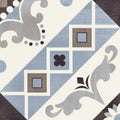 Paris Belleville Blu 8x8 Porcelain Tile