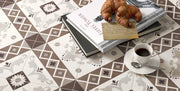 Paris Belleville Marrone 8x8 Porcelain Tile