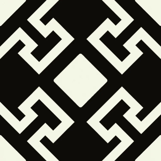 Paris Charonne Nero 8x8 Porcelain Tile