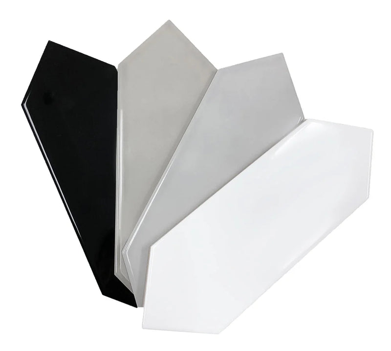 Parker Grey 4x12 Gloss Ceramic Picket Wall Tile