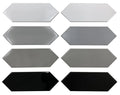 Parker Grey 4x12 Gloss Ceramic Picket Wall Tile