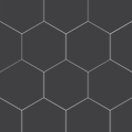 Paros Black 3x12 Surface Bullnose Porcelain Trim