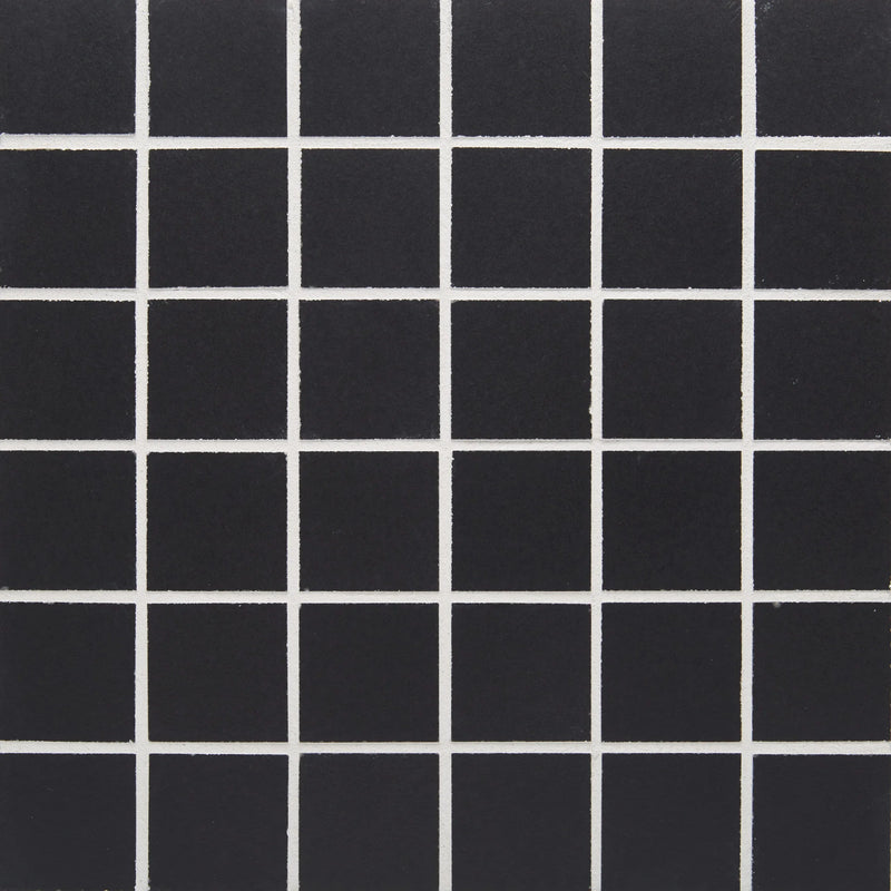 Paros Black 2x2 Porcelain Mosaic