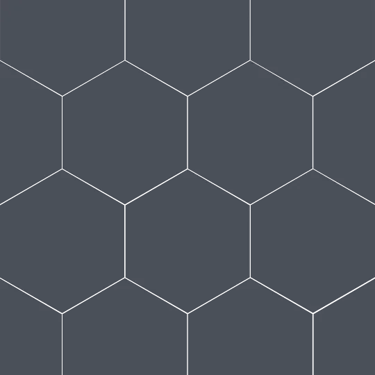 Paros Navy 14x16 Hexagon Porcelain Tile