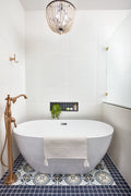 Paros Navy 2x2 Porcelain Mosaic