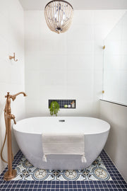 Paros Navy 2x2 Porcelain Mosaic