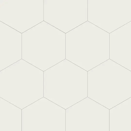 Paros White 14x16 Hexagon Porcelain Mosaic