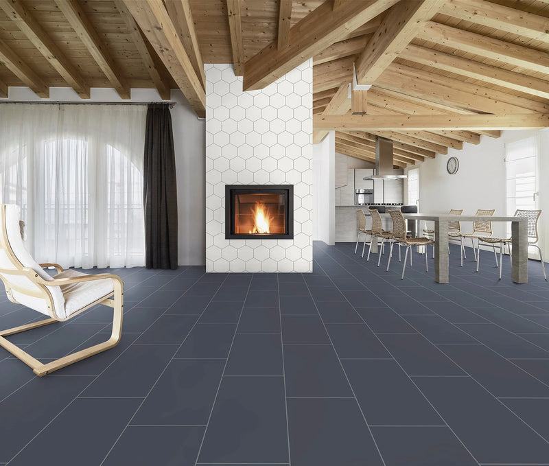 Paros Navy 12x24 Porcelain Tile