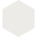 Paros White 8-1/2x10 Hexagon Porcelain Mosaic