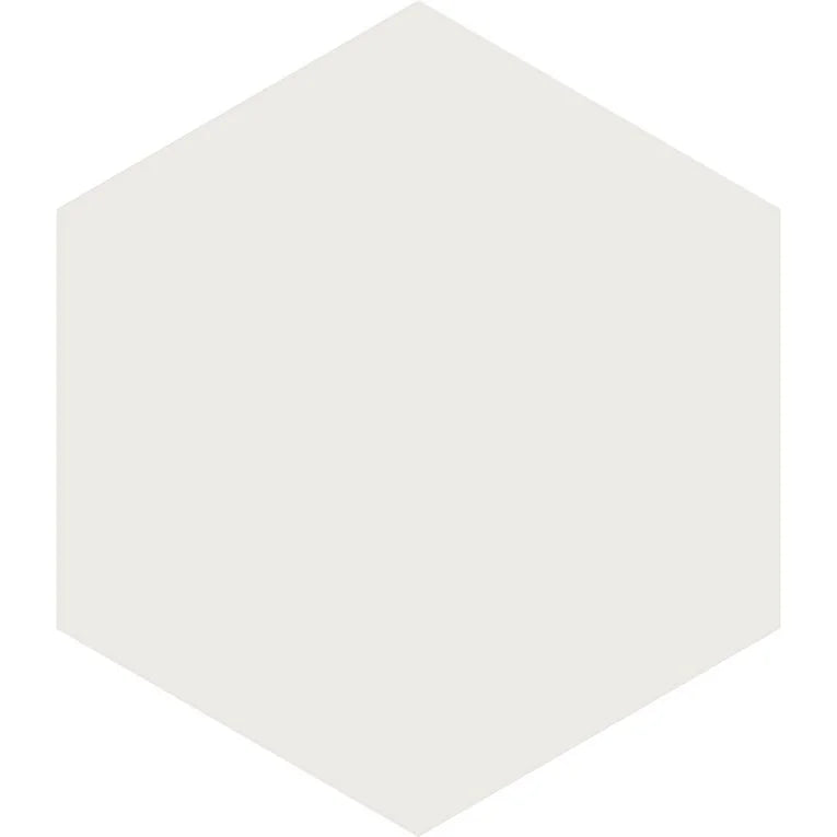 Paros White 8-1/2x10 Hexagon Porcelain Mosaic