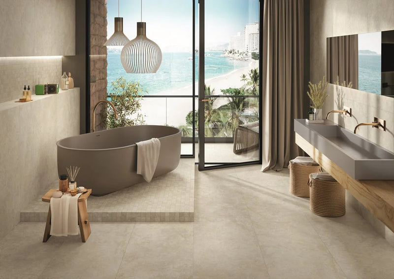 Passage Ice Ivory 24x24 Matte Porcelain Tile