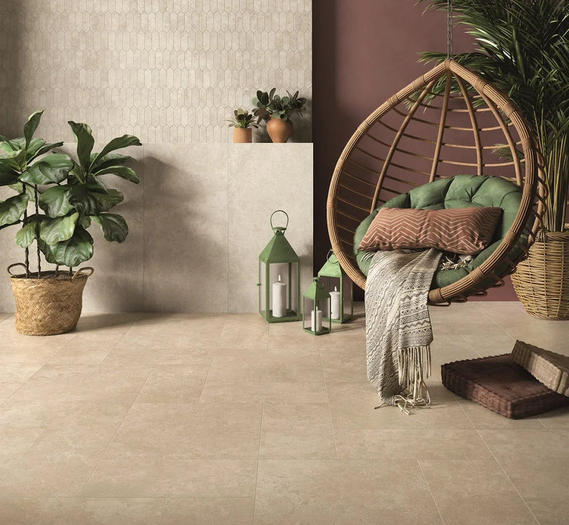 Passage Sun Beige 12x24 Matte Porcelain Tile