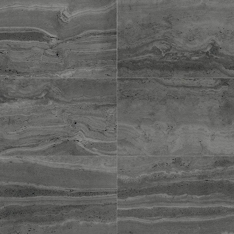 Pave Nero 12x24 Porcelain Tile