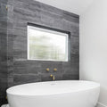Tivoli Nero 3x12 Surface Bullnose Porcelain Trim