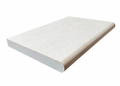 Antalya Cream Marble Leather (Sandblasted & Brushed) 16 x 24 x 1.25 Bullnose Coping