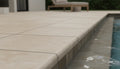Ivory Cordoba Cream Travertine Tumbled 12 x 12 x 1.25 Bullnose Coping