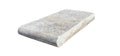 Silver Travertine Tumbled 6 x 12 x 1.25 Bullnose Coping