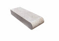 Natural Verona Marble Leather (Sandblasted & Brushed) 4 x 12 x 2 Bullnose Coping