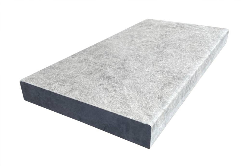 Tundra Marble Leather (Sandblasted & Brushed) 12 x 24 x 2 Modern Coping