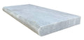 Blue Island Marble Leather (Sandblasted & Brushed) 12 x 24 x 2 Bullnose Coping