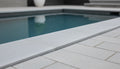 Blue Island Marble Leather (Sandblasted & Brushed) 12 x 24 x 2 Double Modern Coping