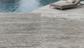 Silver Travertine Tumbled 12 x 24 x 2 Double Modern Coping