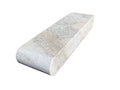 Silver Travertine Tumbled 4 x 12 x 2 Bullnose Coping