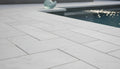 Natural Carrara Equinox Marble Leather (Sandblasted & Brushed) 16 x 24 x 2 Bullnose Coping