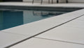 Natural Aqua Dolce Sandstone Flamed 16 x 24 x 2 Bullnose Coping