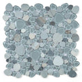 Peach Blue 2x2 Mosaic