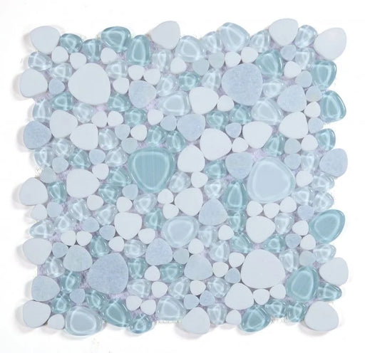 Peach Crystal Ocean 2x2 Mosaic