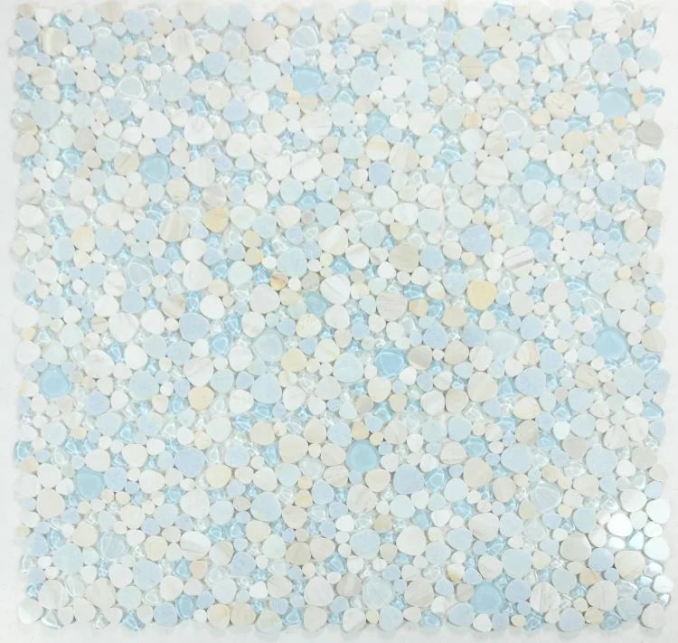 Peach Marina 1x1 Mosaic