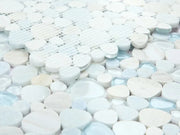 Peach Marina 1x1 Mosaic