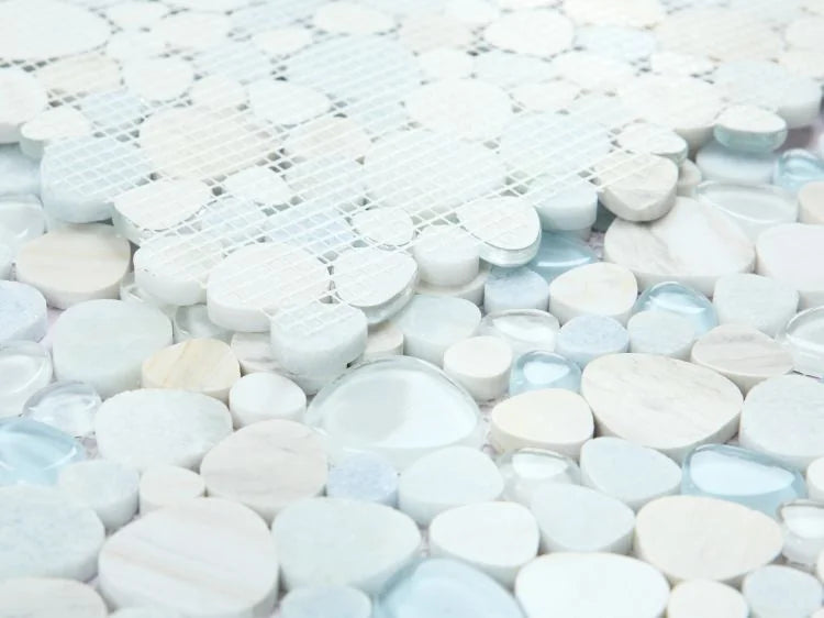 Peach Marina 1x1 Mosaic