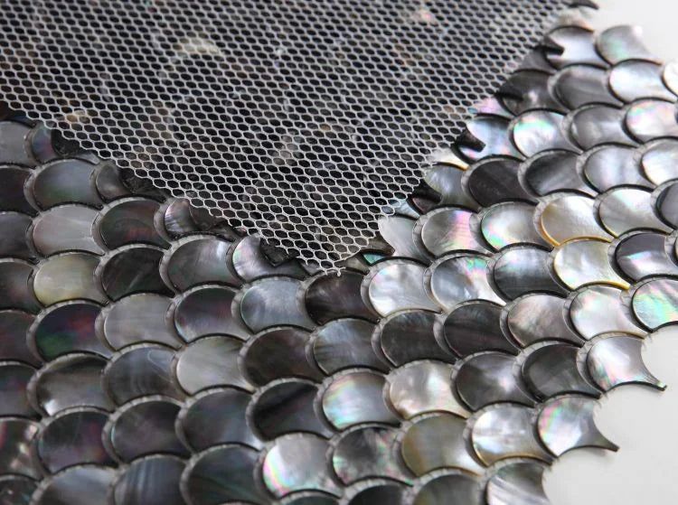 Pearl Black 2x2 Scale Mosaic